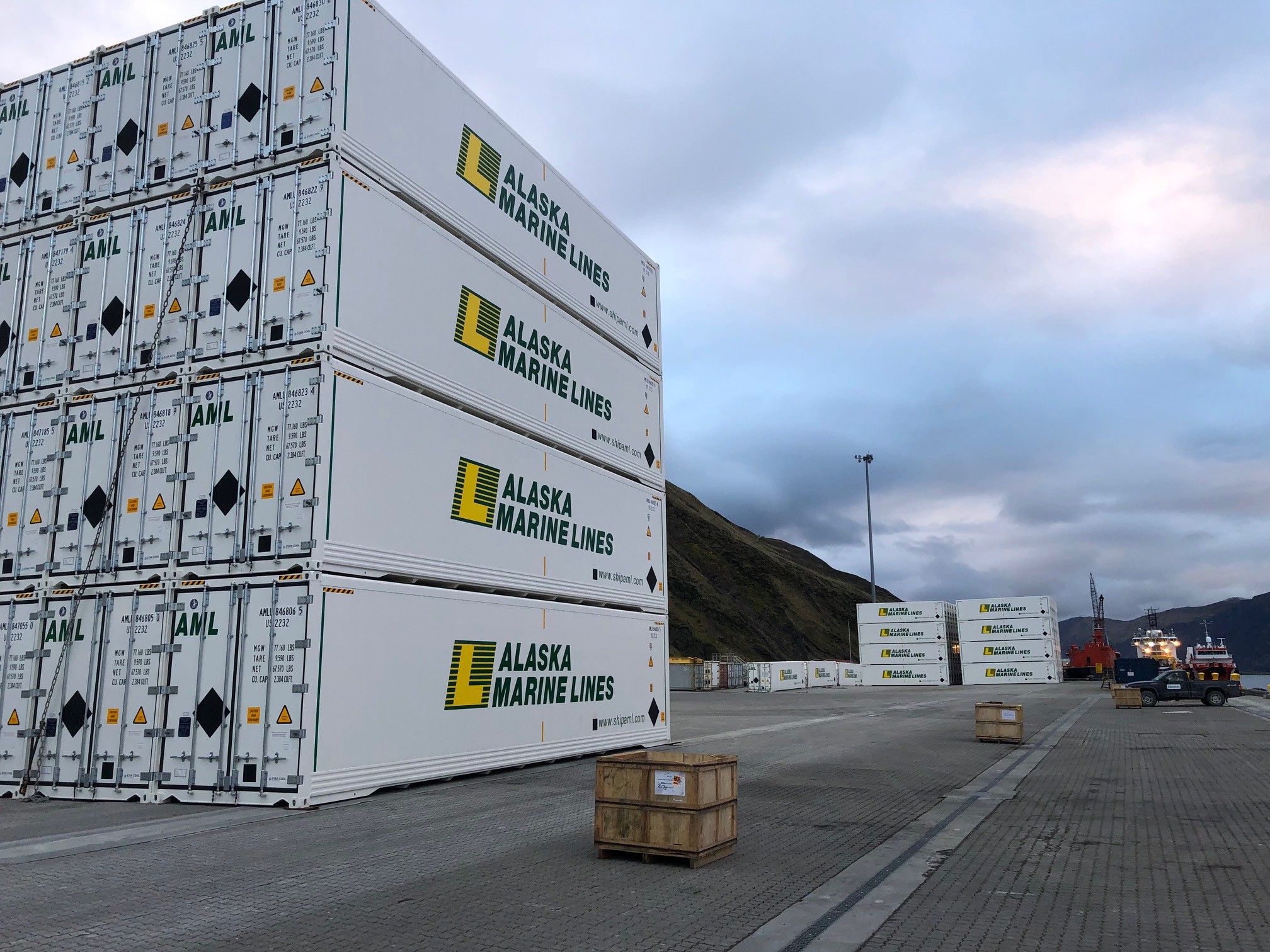 Alaska Marine Lines increases capacity with 600 new containers